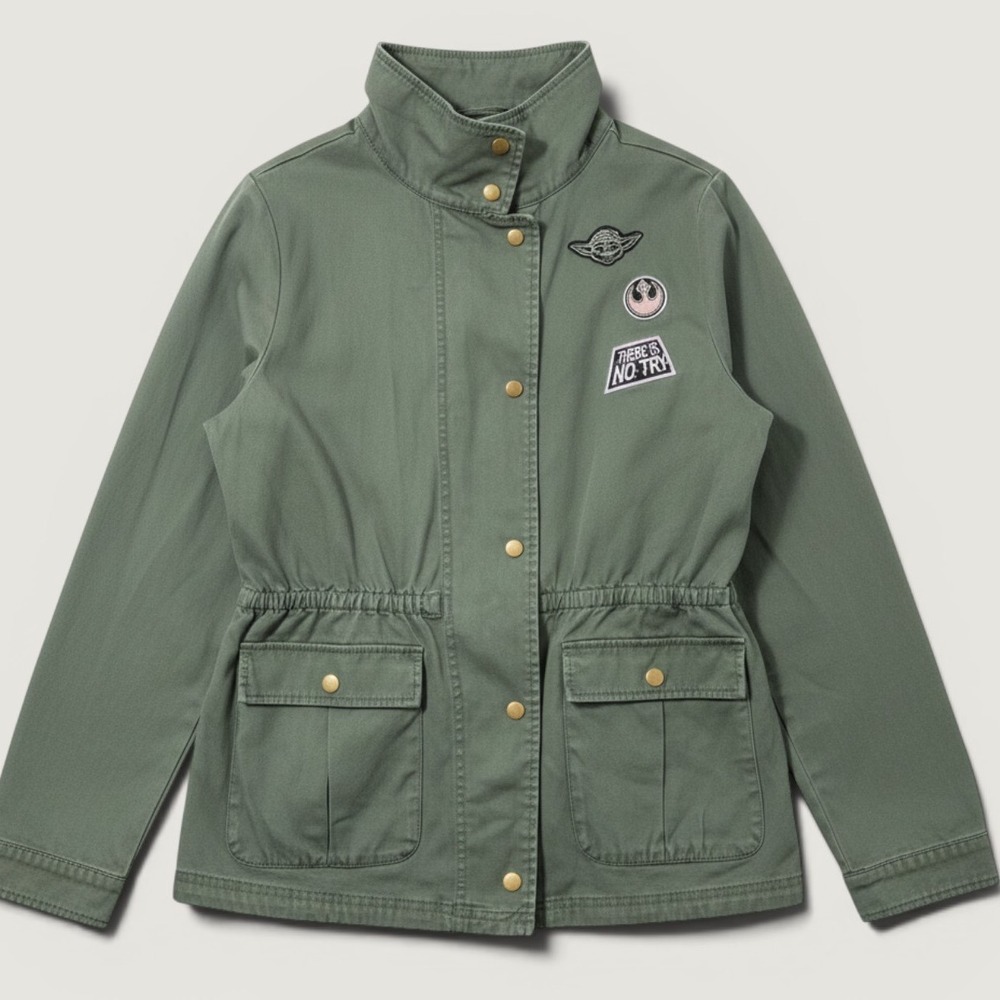Star Wars Her Universe Military Field Jacket Utility Cinch Waist Women's XL